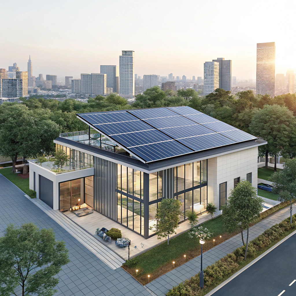 Comparison of BIPV and BAPV systems on modern buildings