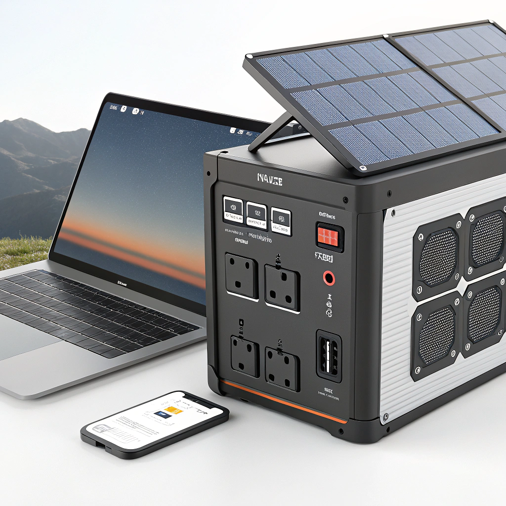 Solar panels with emergency power supply units